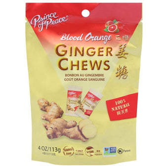 [Prince Of Peace] Orange Ginger Chews - 4oz