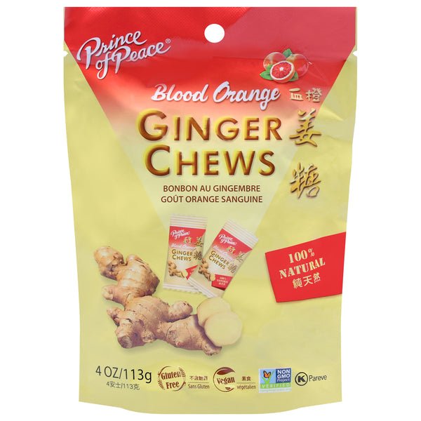 Prince Of Peace Orange Ginger Chews 4oz - A&E Foodstore