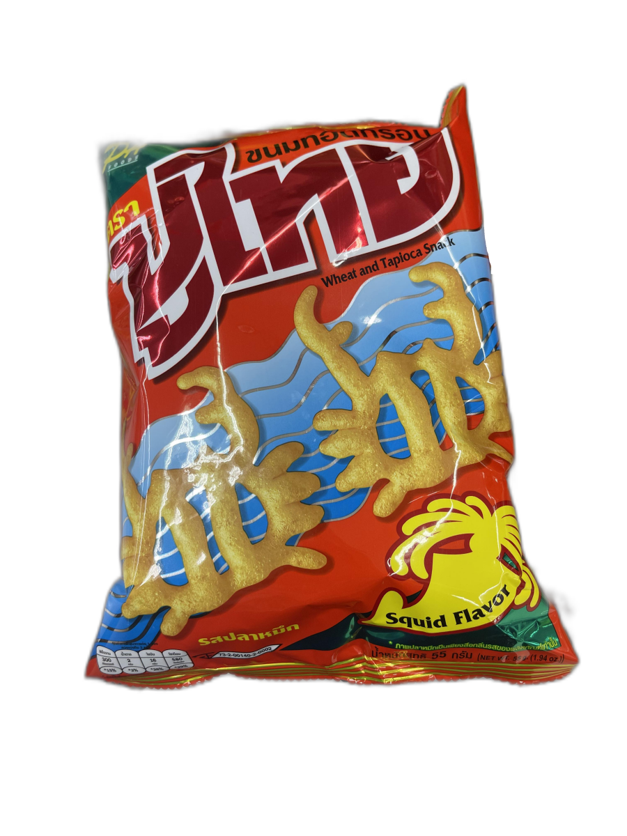 Pu - Thai Crab Shaped Snack - Squid Flavour 60g - A&E Foodstore