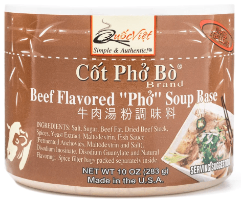 Quoc Viet Beef Flavored Pho Soup Base 10 oz - A&E Foodstore