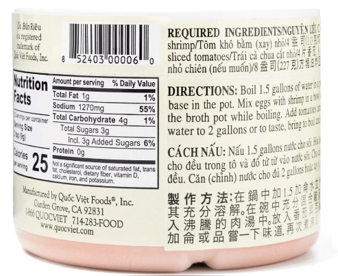 Quoc Viet Crab Soup Base, Cot Bun Rieu 10 oz - A&E Foodstore