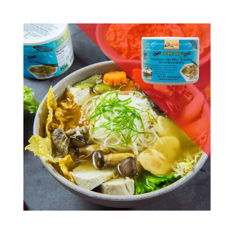 Quoc Viet Foods Vegetarian "Hu Tieu" Soup Base 10oz - A&E Foodstore
