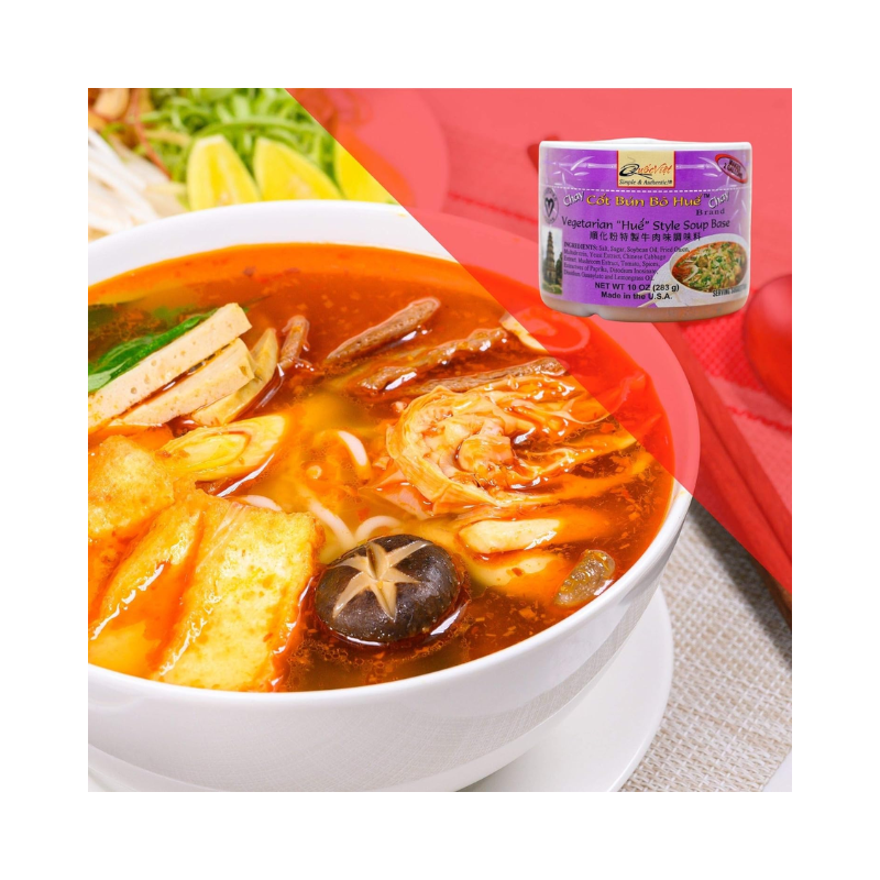 Quoc Viet Foods Vegetarian "Hue" Style Soup Base 10oz - A&E Foodstore