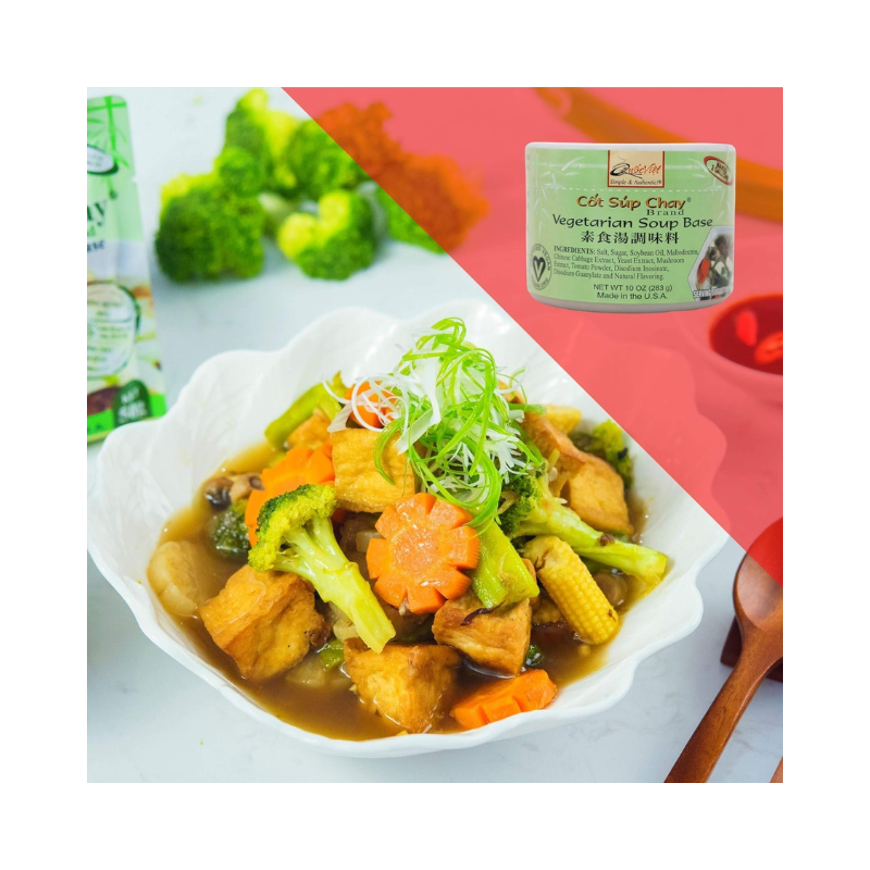 Quoc Viet Foods Vegetarian Soup Base 10oz - A&E Foodstore