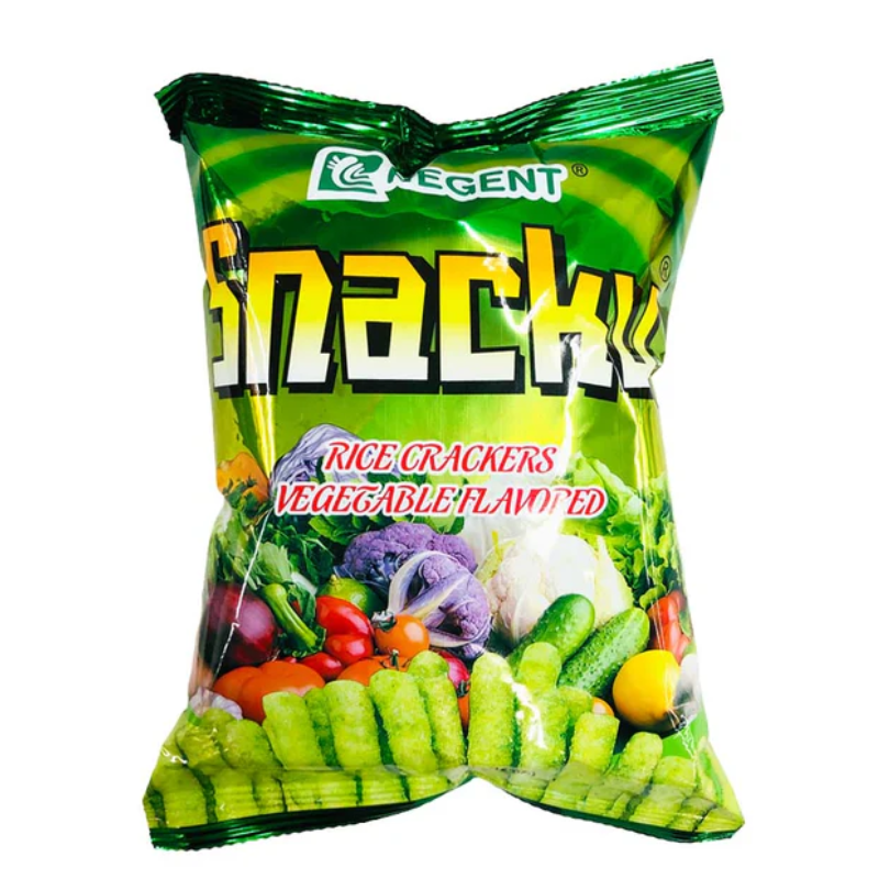 [Regent] Snacku Rice Crackers Vegetable - 60g - A&E Foodstore