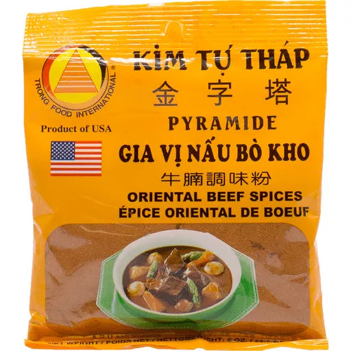 Pyramide Gia Vi Nau Bo Kho Oriental Beef Spice 2 oz