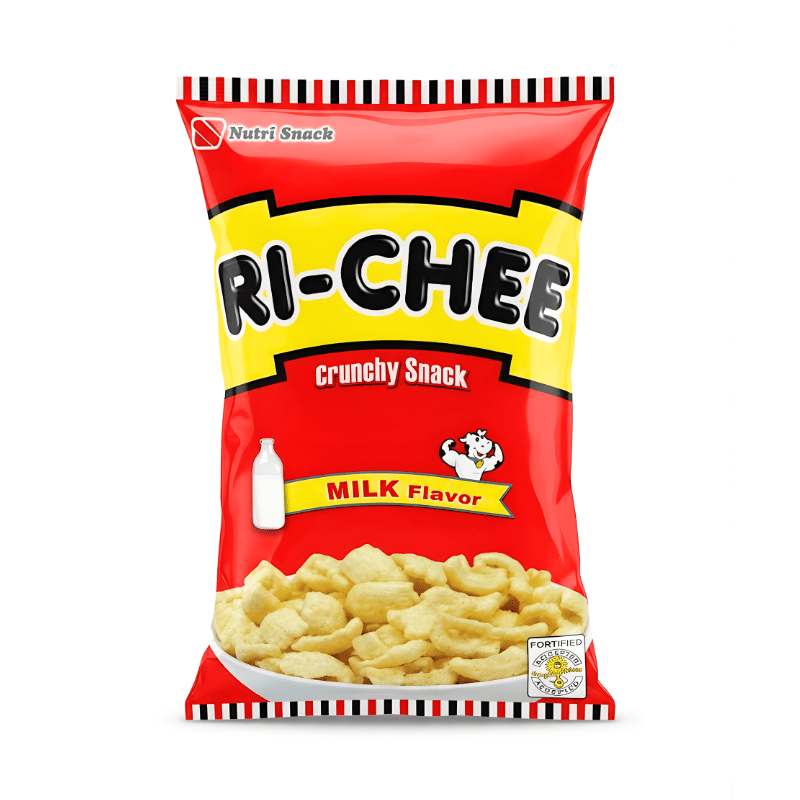 [Ri - Chee] Crunchy Snack Milk Flavor - 60g - A&E Foodstore