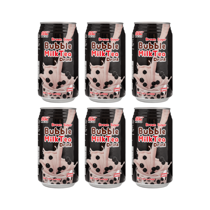 RICO Bubble Brown Sugar Milk Tea Drink 12.3oz - A&E Foodstore
