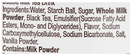 Rico Bubble Milk Tea Drink 12.3 oz - A&E Foodstore