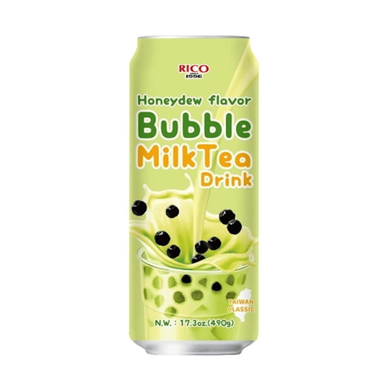 RICO BUBBLE MILK TEA DRINK HONEYDEW FLAVOR 17.3oz - A&E Foodstore