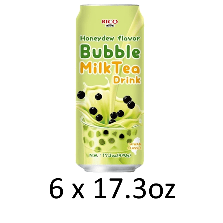 RICO BUBBLE MILK TEA DRINK HONEYDEW FLAVOR 17.3oz - A&E Foodstore