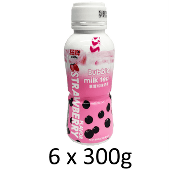 RICO Bubble Milk Tea Drink Strawberry 300g - A&E Foodstore
