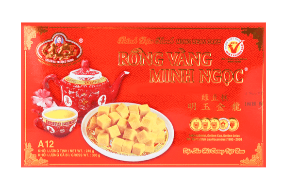 Rong Vang Minh Ngoc Mung Bean Cake 8.4oz - A&E Foodstore