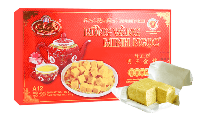 Rong Vang Minh Ngoc Mung Bean Cake 8.4oz - A&E Foodstore