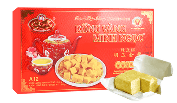 Rong Vang Minh Ngoc Mung Bean Cake 8.4oz - A&E Foodstore