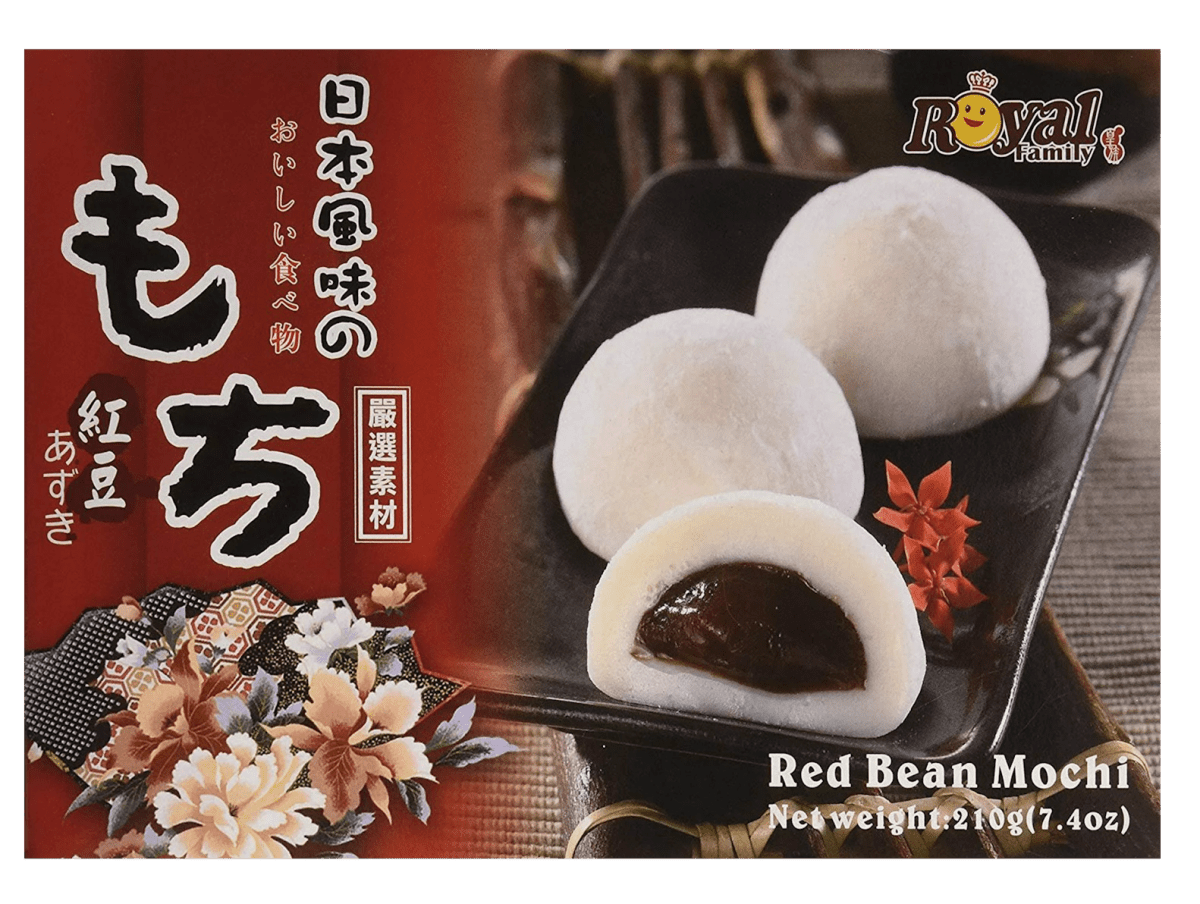 Royal Family Japanese Rice Cake Mochi Daifuku (Red Bean) 210g - A&E Foodstore