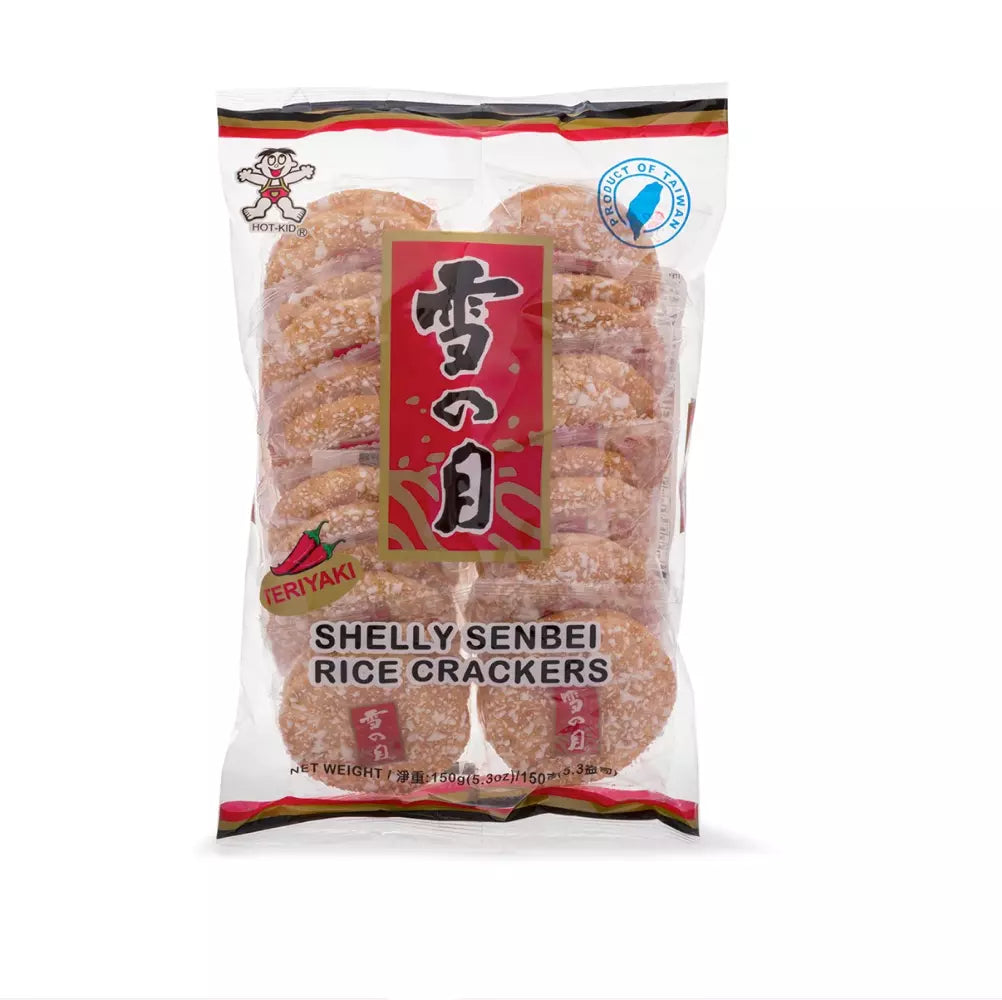 Hot Kid Shelly Senbei Rice Cracker Teriyaki Flavor 5.3oz