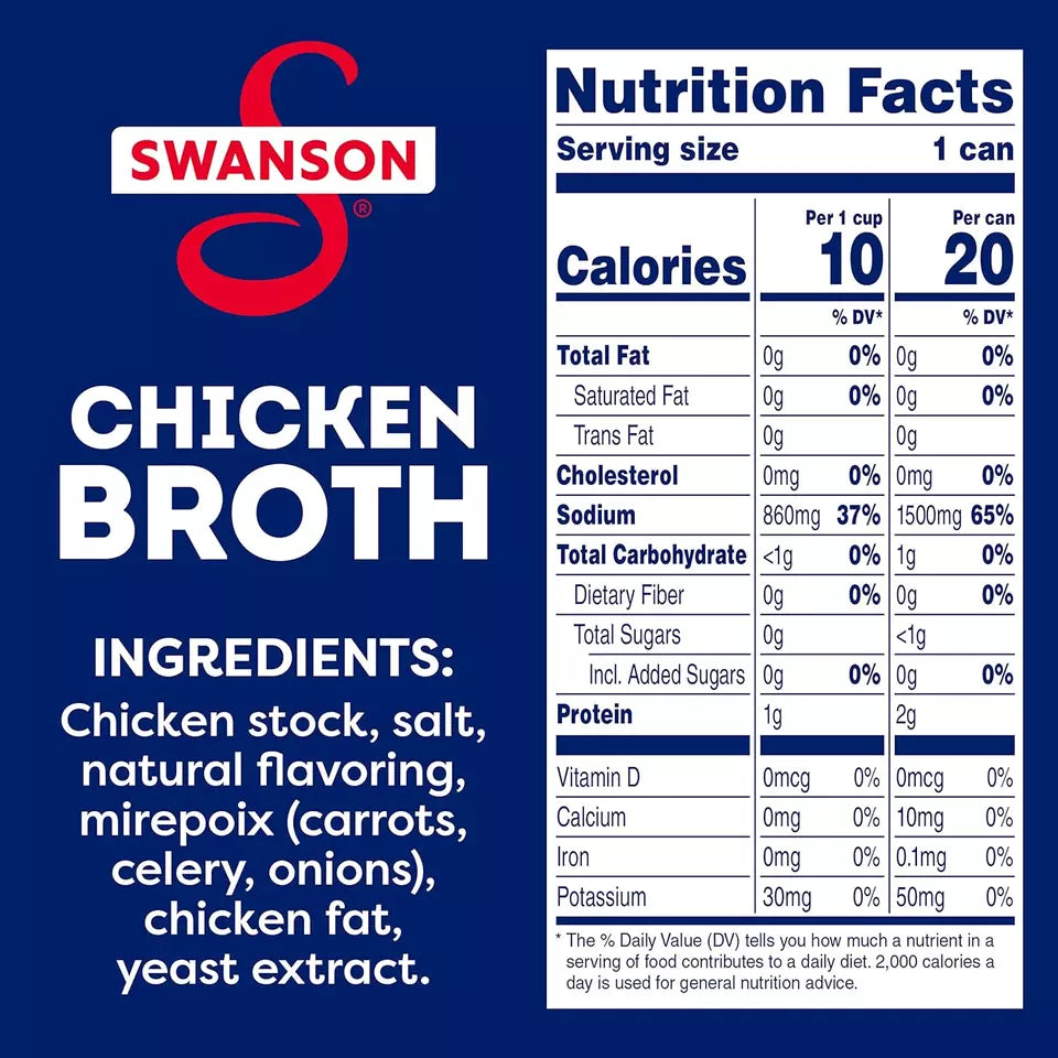 Swanson 100% Natural Gluten-Free Chicken Broth 14.5oz