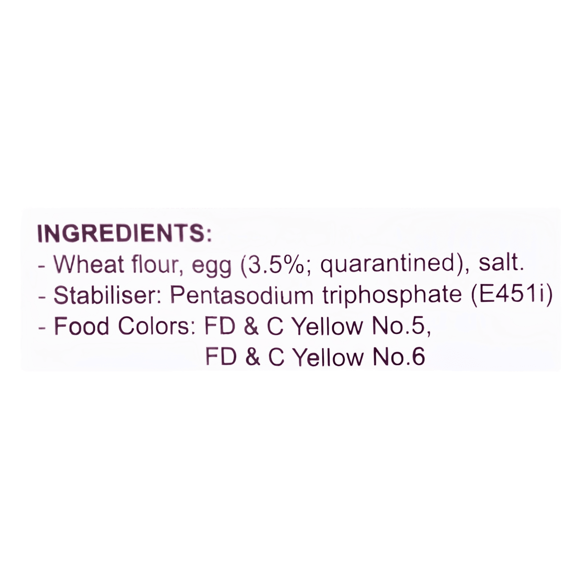 Safoco Premium Thick Egg Noodle 500 g - A&E Foodstore