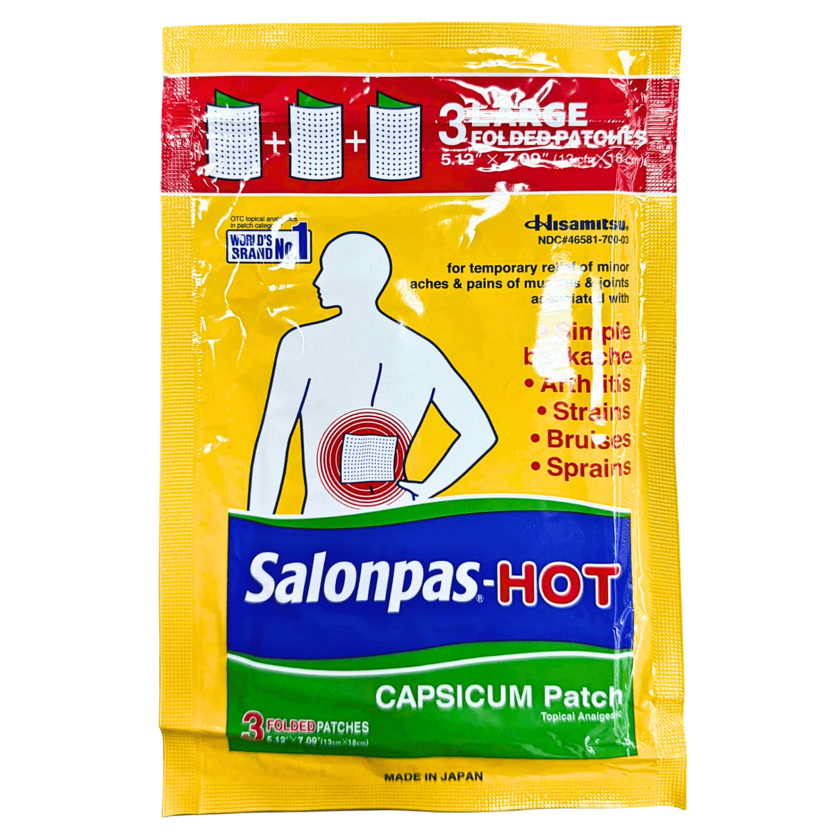 Salonpas Hot Capsicum Patch - A&E Foodstore