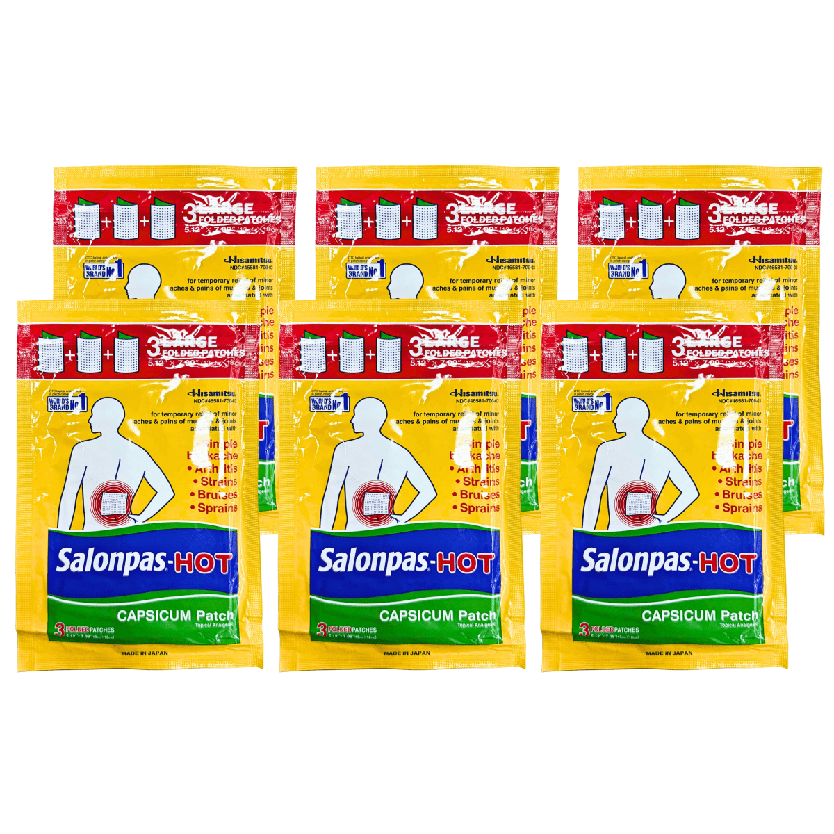 Salonpas Hot Capsicum Patch - A&E Foodstore