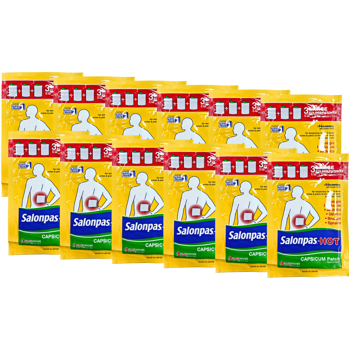 Salonpas Hot Capsicum Patch - A&E Foodstore