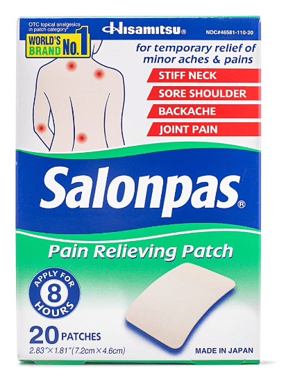 Salonpas Pain Relieving Patch 20 Sheets 1 each - A&E Foodstore