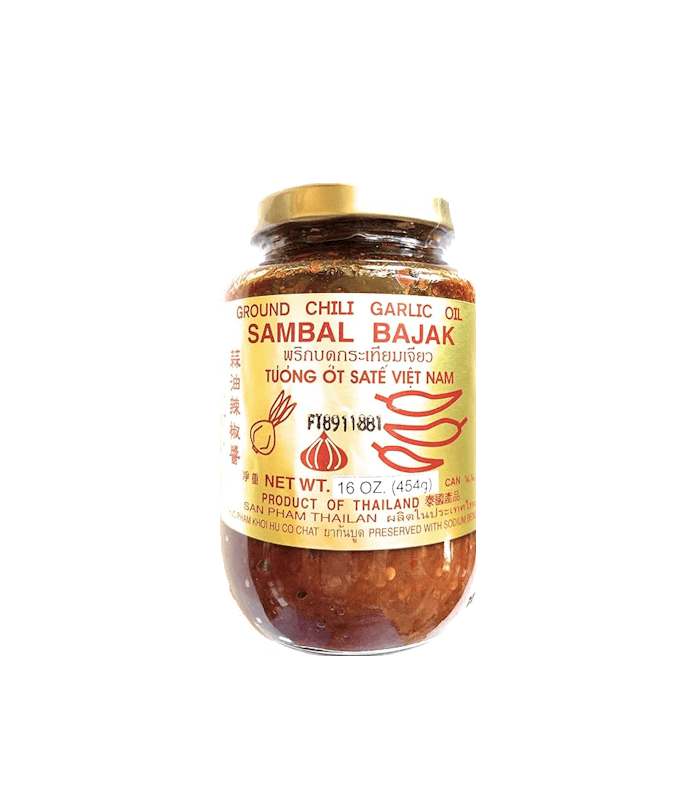 Sambal Bajak Ground Chili Garlic Oil Paste 454g - A&E Foodstore