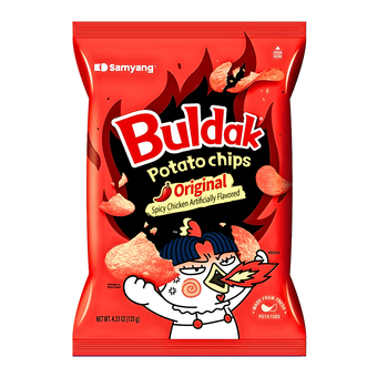 [Samyang] Buldak Original Potato Chips - 4.23oz