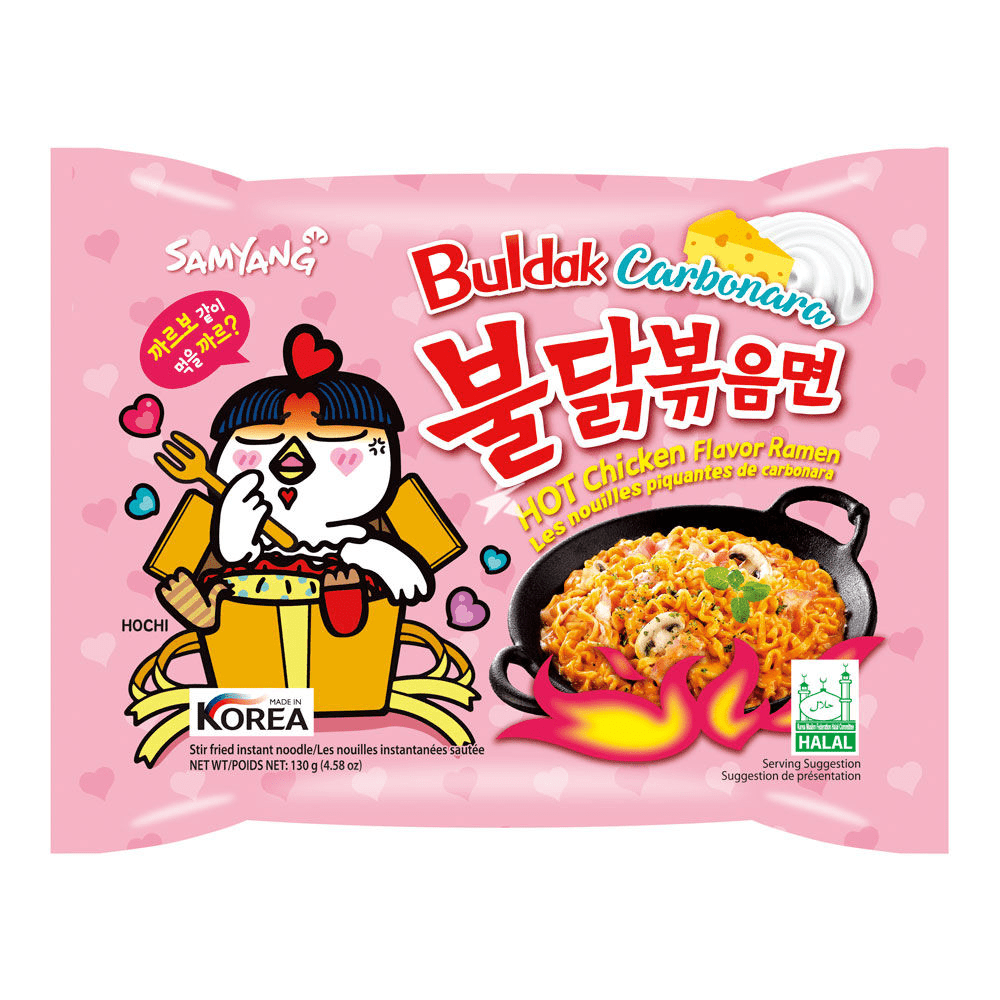 Samyang Buldak Ramen Carbonara Hot Chicken Flavor - A&E Foodstore