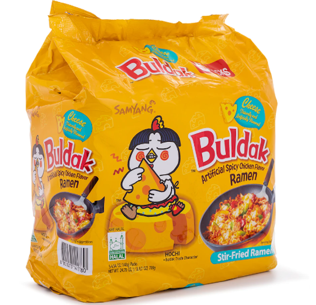 Samyang Buldak Ramen, Cheese Hot Chicken Flavor - A&E Foodstore