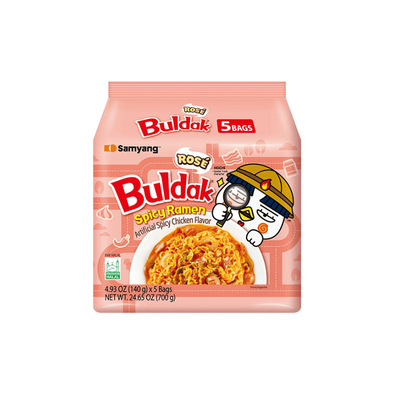 [Samyang] Buldak Rosé Ramen Bags - 24.65 oz - A&E Foodstore