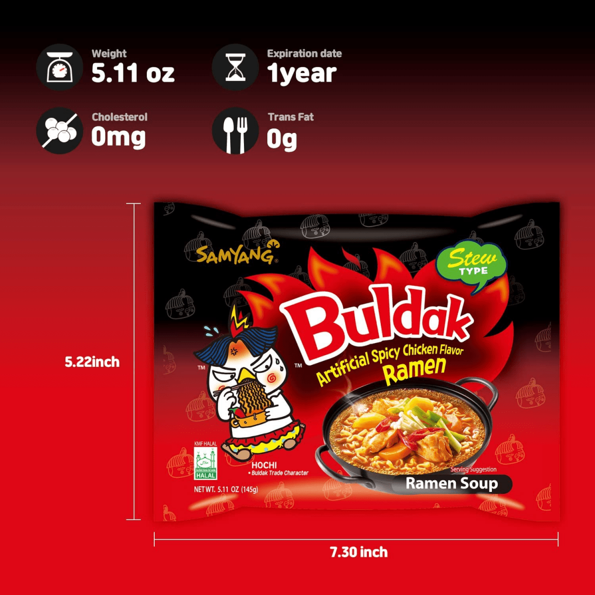 Samyang Buldak Stew Korean Spicy Hot Chicken Stir - Fried Noodles - A&E Foodstore