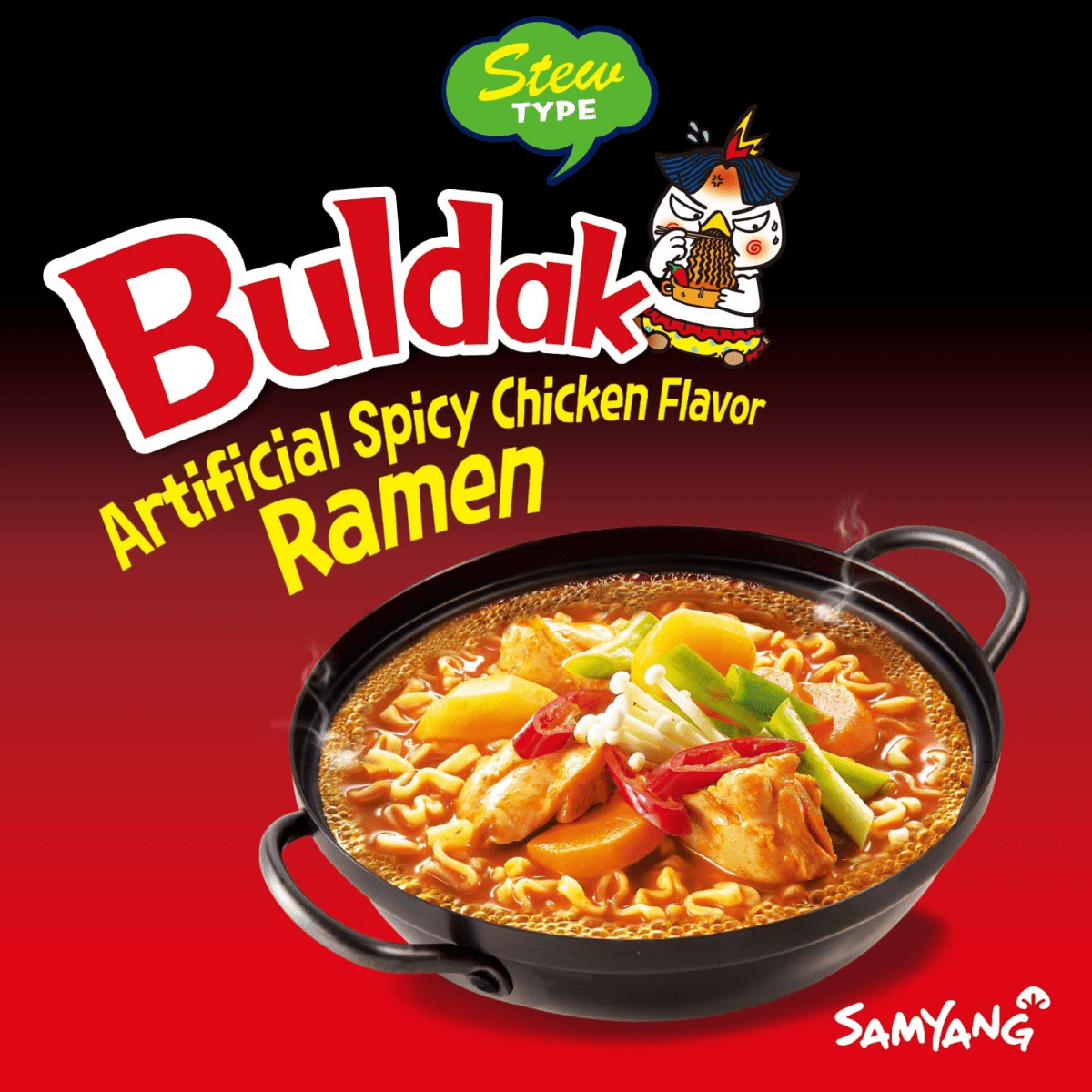 Samyang Buldak Stew Korean Spicy Hot Chicken Stir - Fried Noodles - A&E Foodstore