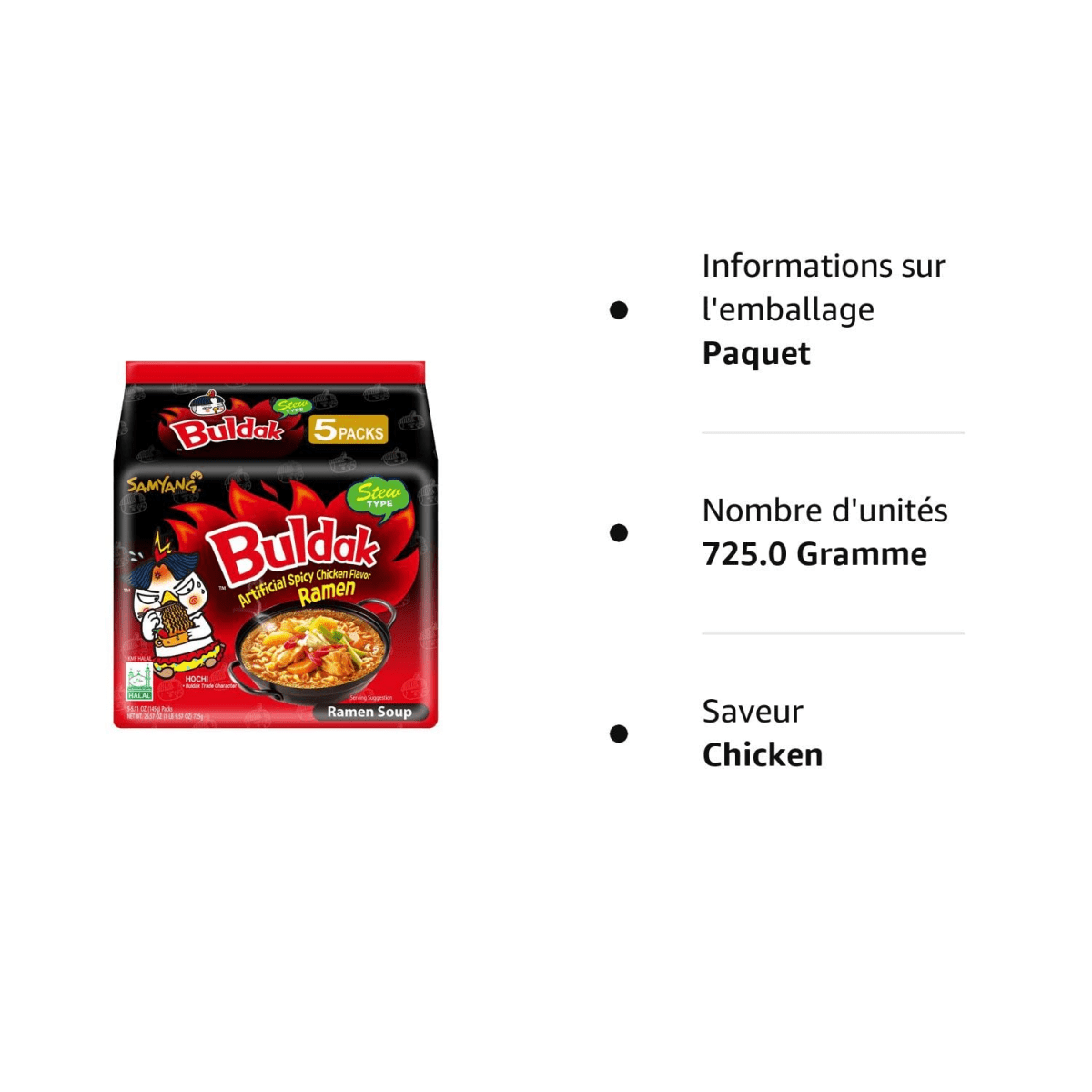Samyang Buldak Stew Korean Spicy Hot Chicken Stir - Fried Noodles - A&E Foodstore