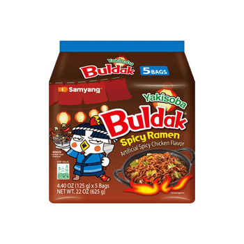 [Samyang] Buldak Yakisoba Spicy Bags - 4.4 oz - A&E Foodstore