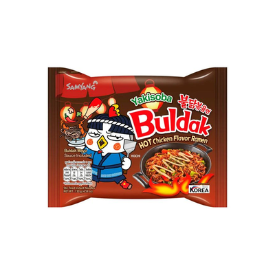 [Samyang] Buldak Yakisoba Spicy Bags - 4.4 oz - A&E Foodstore