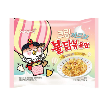 SAMYANG Cream carbonara buldak mixed noodles - A&E Foodstore