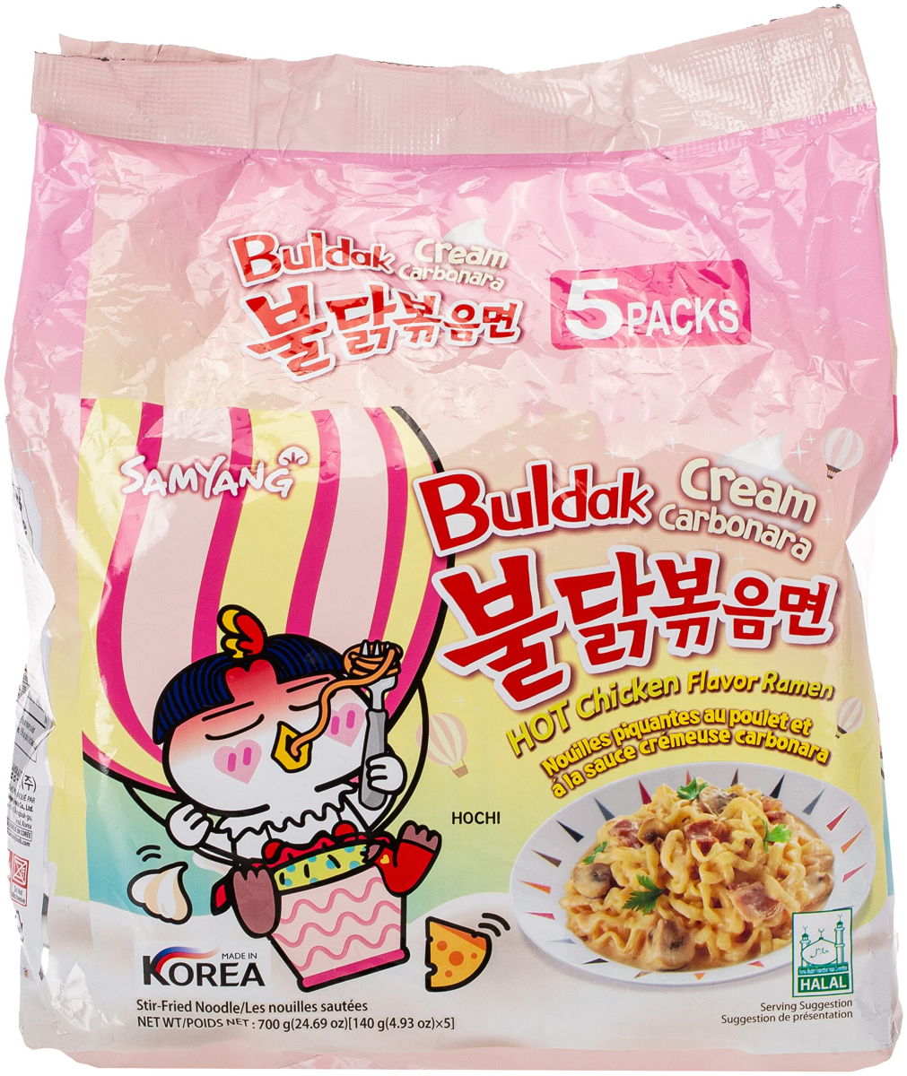SAMYANG Cream carbonara buldak mixed noodles - A&E Foodstore