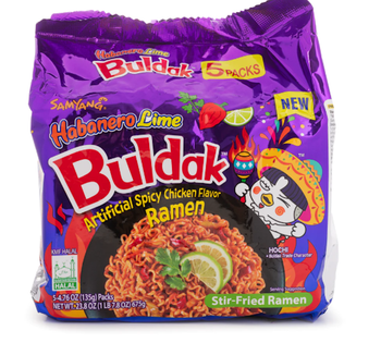 Samyang Hot Chicken Habanero Lime Buldak - A&E Foodstore