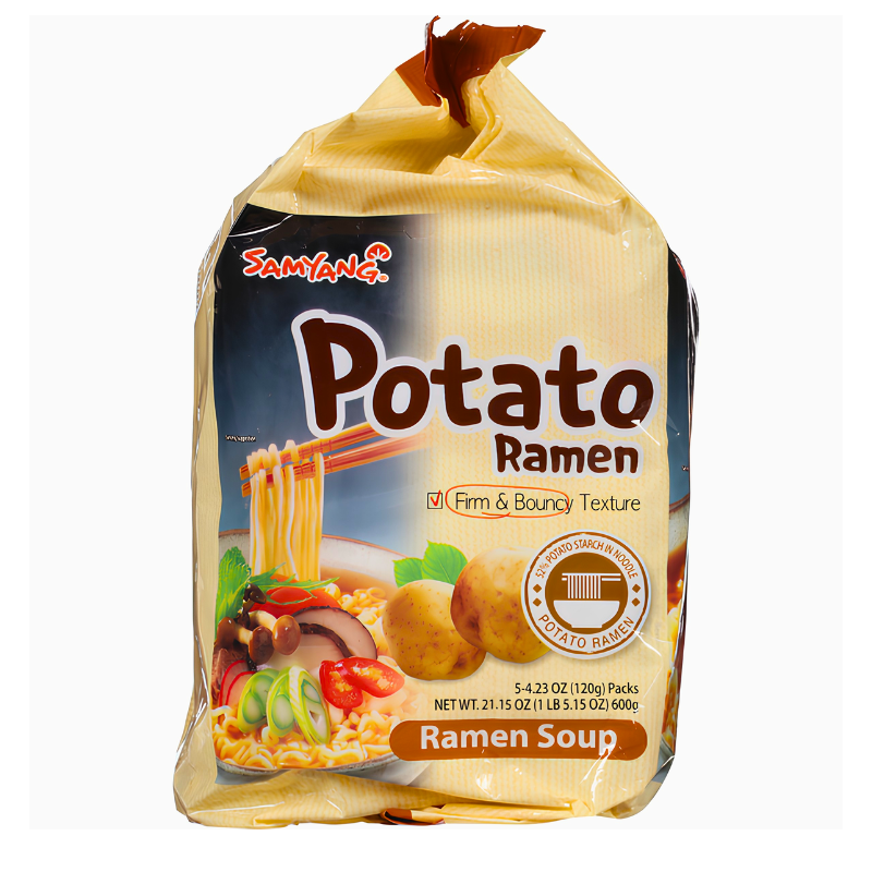 [Samyang] Potato Ramyeon Soup - 120g x 5Pack - A&E Foodstore