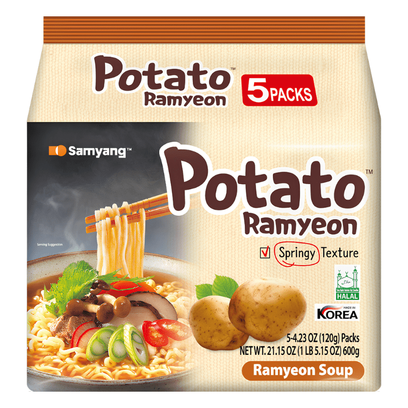 [Samyang] Potato Ramyeon Soup - 120g x 5Pack - A&E Foodstore