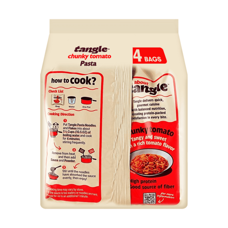 [SAMYANG] Tangle Chunky Tomato Pasta - 4 x 105 g - A&E Foodstore