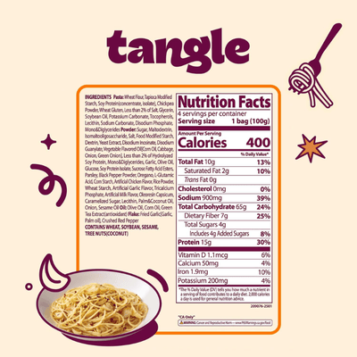 [SAMYANG] Tangle Garlic Oil Pasta - 4 x 100 g - A&E Foodstore