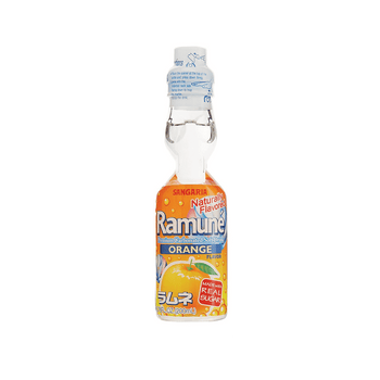 Sangaria Natural Orange Ramune 200ml - A&E Foodstore