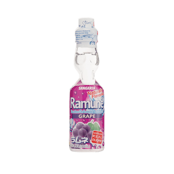 Sangaria Natural Ramune Grape 200ml - A&E Foodstore