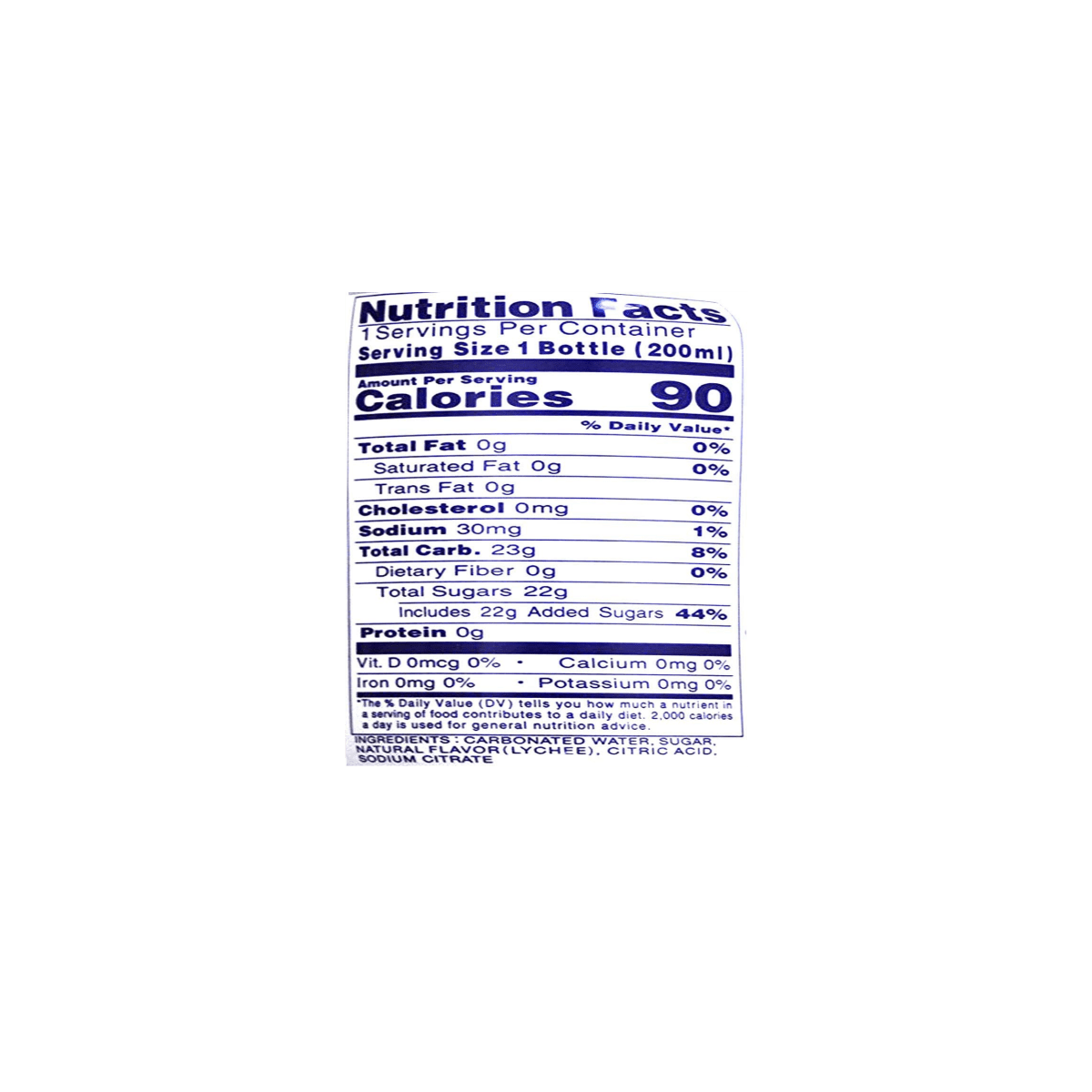 Sangaria Ramune Lychee Flavor 200ml - A&E Foodstore