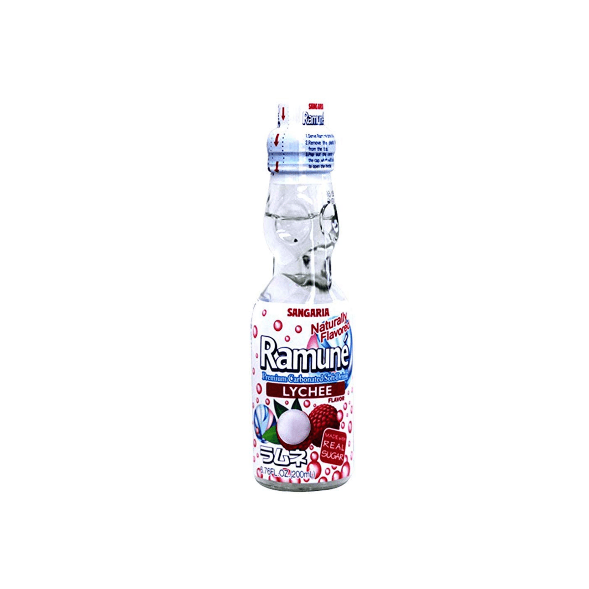 Sangaria Ramune Lychee Flavor 200ml - A&E Foodstore