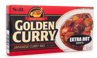S&B Golden Curry Sauce Mix Extra Hot 7.8 oz - A&E Foodstore