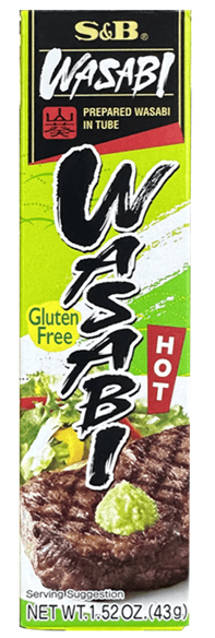 S&B Wasabi Tube 1.52 oz - A&E Foodstore